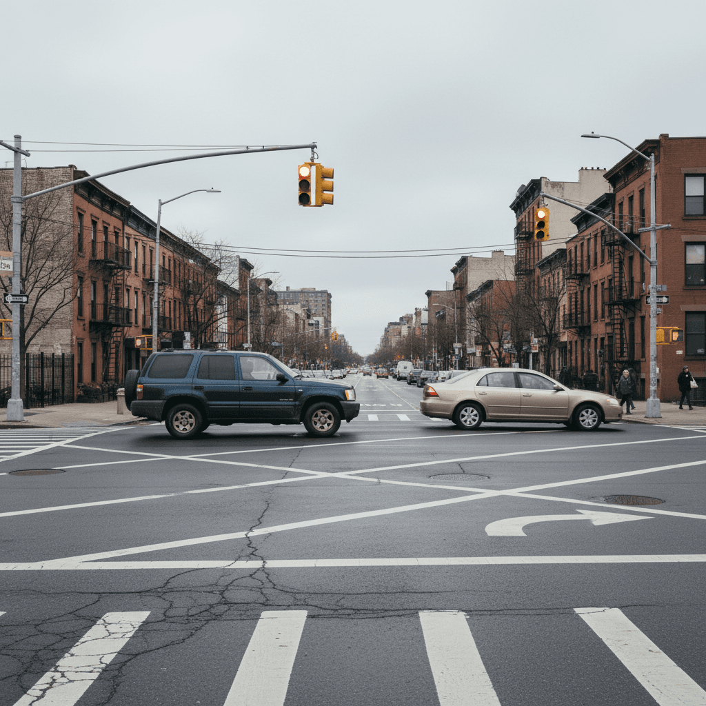 Uninsured motorist protection - intersection safety